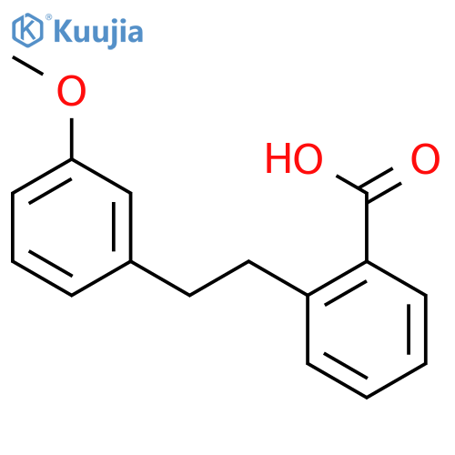 Benzoic acid, 2-[2-(3-methoxyphenyl)ethyl]- structure