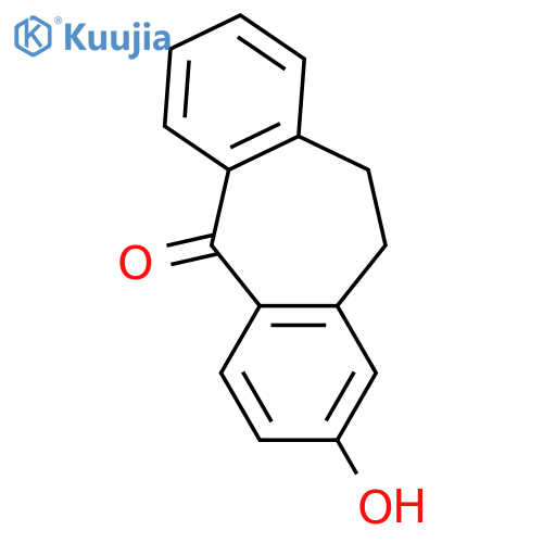 2-Hydroxy-5-dibenzosuberone structure