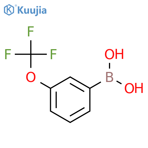 m-(Trifluoromethoxy)phenylboronic Acid structure