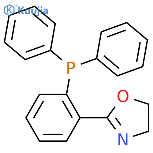 Oxazole, 2-[2-(diphenylphosphino)phenyl]-4,5-dihydro- structure