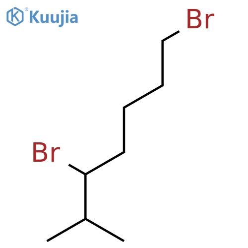 Heptane, 1,5-dibromo-6-methyl- structure
