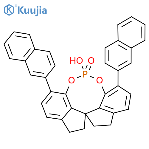(11aR)-10,11,12,13-Tetrahydro-5-hydroxy-3,7-di-2-naphthalenyl-5-oxide-diindeno[7,1-de:1',7'-fg][1,3,2]dioxaphosphocin structure