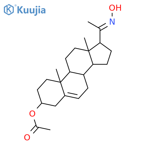 Pregn-5-en-20-one,3-(acetyloxy)-, 20-oxime, (3b)- structure