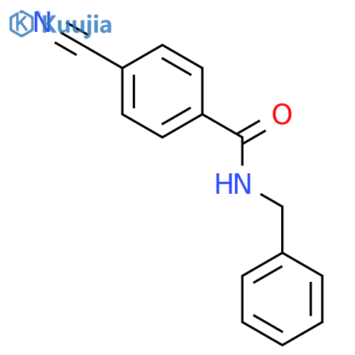 N-benzyl-4-cyanobenzamide structure