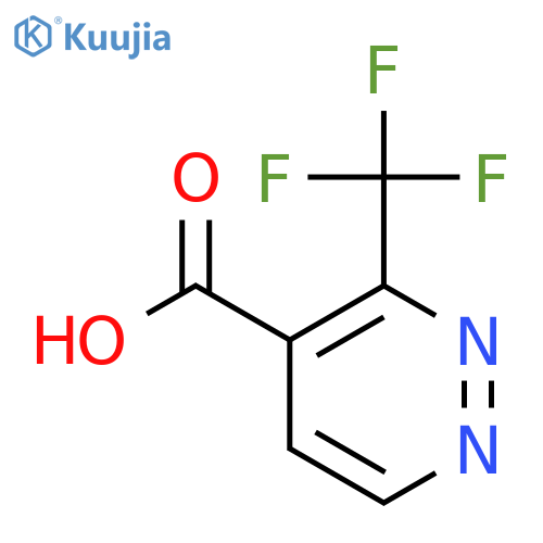 3-(Trifluoromethyl)pyridazine-4-carboxylic acid structure
