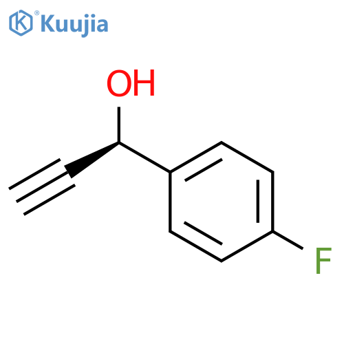 Benzenemethanol, a-ethynyl-4-fluoro-, (R)- (9CI) structure