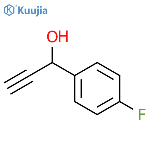 Benzenemethanol, a-ethynyl-4-fluoro-, (aS)- structure