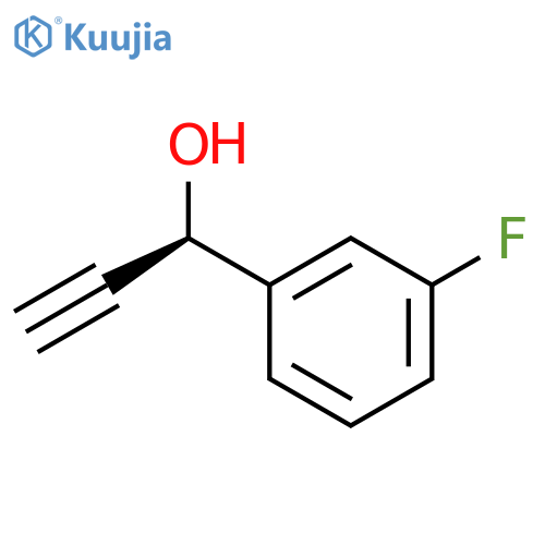 Benzenemethanol, a-ethynyl-3-fluoro-, (R)- (9CI) structure