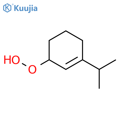 Hydroperoxide, 3-(1-methylethyl)-2-cyclohexen-1-yl (9CI) structure