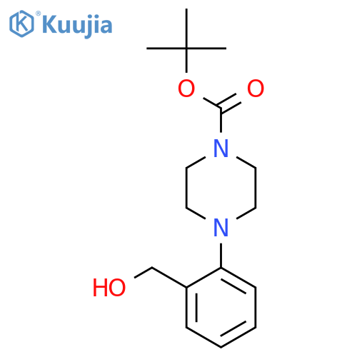 2-(4-N-Boc-piperazinyl)benzyl Alcohol structure
