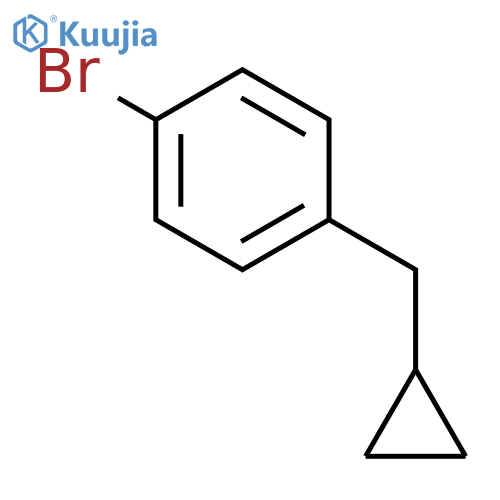 Benzene, 1-bromo-4-(cyclopropylmethyl)- structure