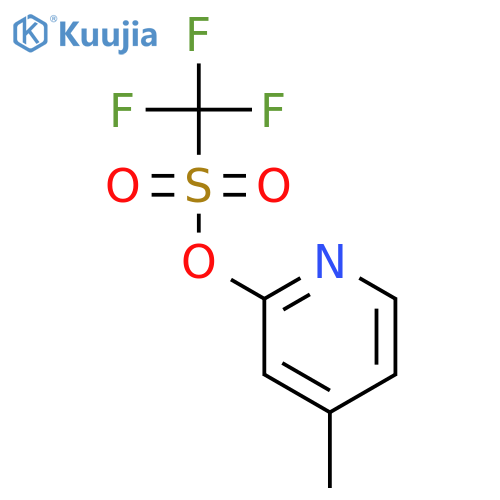 (4-methyl-2-pyridyl) trifluoromethanesulfonate structure