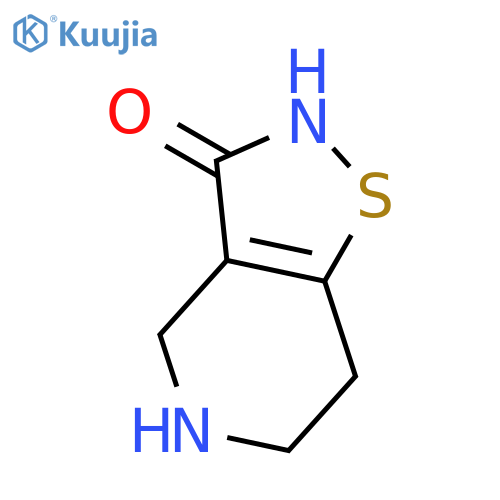 Isothiazolo[4,5-c]pyridin-3(2H)-one, 4,5,6,7-tetrahydro- structure