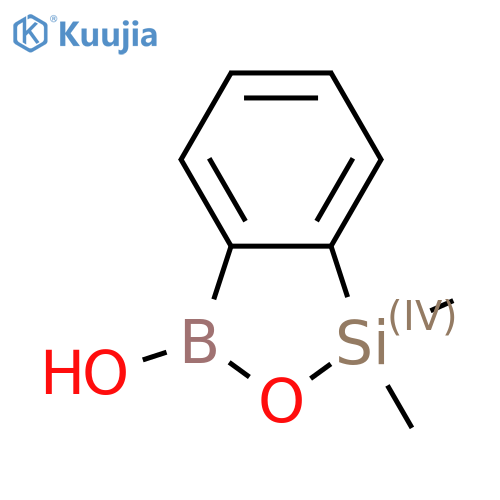 2,1,3-Benzoxasilaborole, 1,3-dihydro-3-hydroxy-1,1-dimethyl- structure