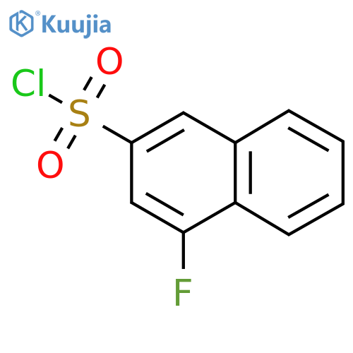 4-Fluoronaphthalene-2-sulfonyl chloride structure