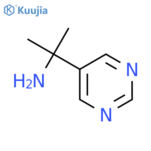 5-Pyrimidinemethanamine,a,a-dimethyl- structure