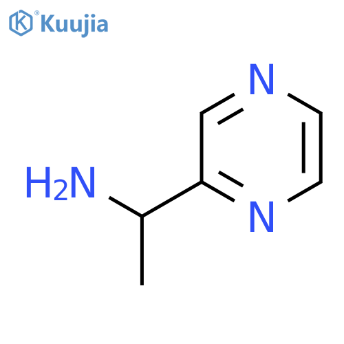 1-(pyrazin-2-yl)ethan-1-amine structure