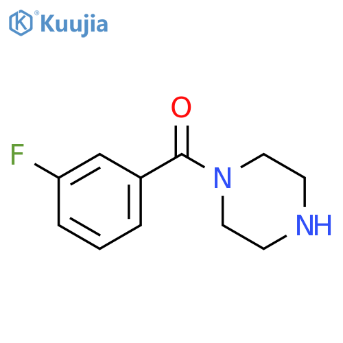 1-(3-fluorobenzoyl)piperazine structure
