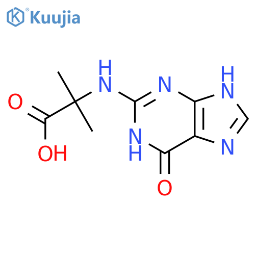 Alanine,N-(6,7-dihydro-6-oxo-1H-purin-2-yl)-2-methyl- (9CI) structure