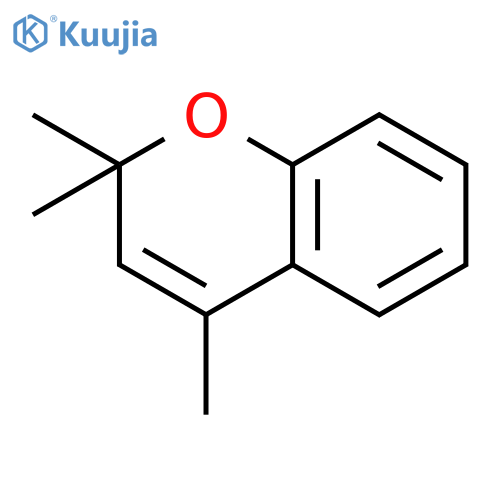 2H-1-Benzopyran, 2,2,4-trimethyl- structure