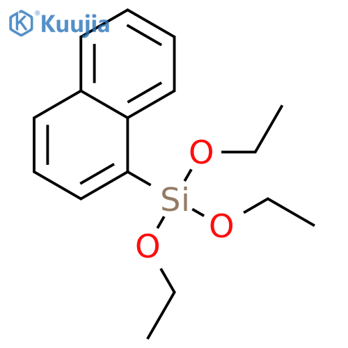 Triethoxy(naphthalen-1-yl)silane structure
