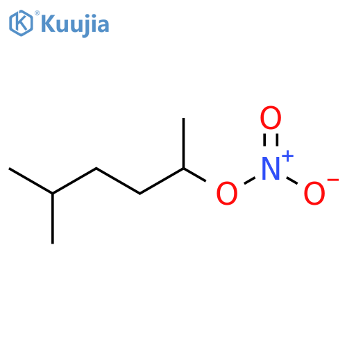 2-Hexanol, 5-methyl-, nitrate structure
