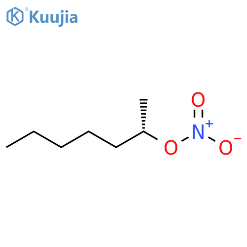 2-Heptanol, nitrate, (S)- structure
