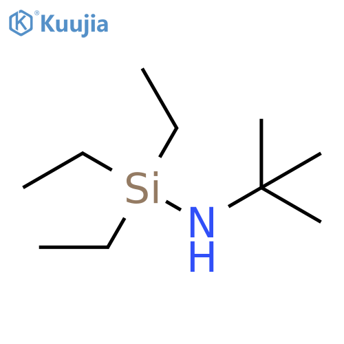 Silanamine, N-(1,1-dimethylethyl)-1,1,1-triethyl- structure