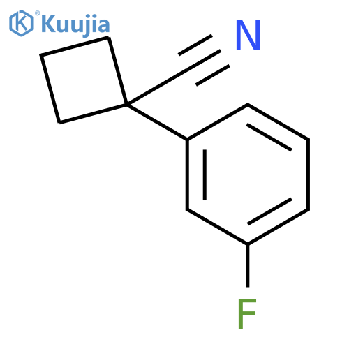 1-(3-Fluorophenyl)cyclobutanecarbonitrile structure