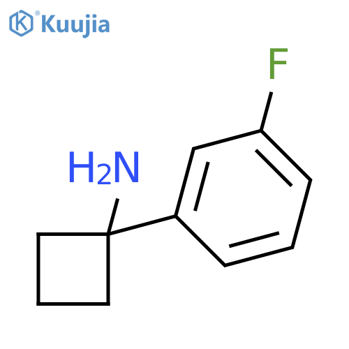 1-(3-Fluorophenyl)cyclobutanamine structure