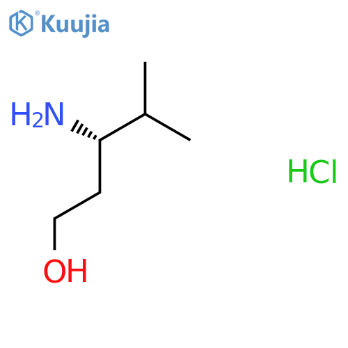 (3S)-3-Amino-4-methylpentan-1-ol;hydrochloride structure