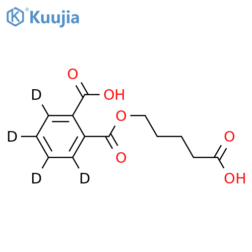 Mono(4-carboxybutyl) Phthalate-d4 structure