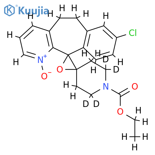 Loratadine-d4 Epoxide N-Oxide structure