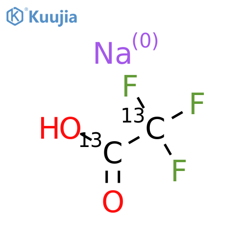 Sodium Trifluoroacetate-13C2 structure