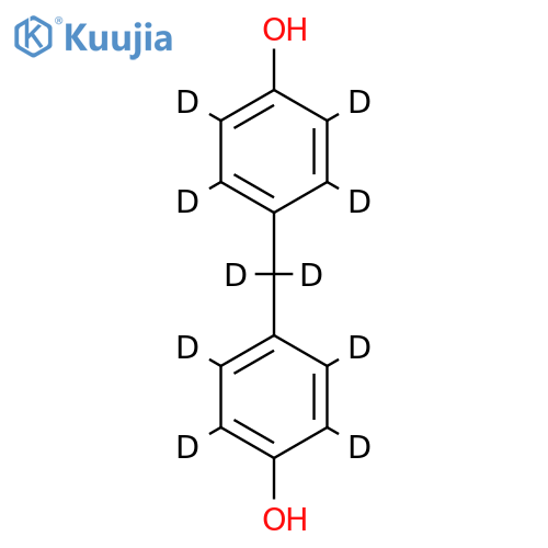 Bisphenol F-d10 structure