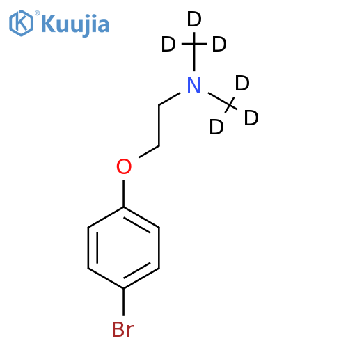 2-(4-Bromophenoxy)-N,N-dimethylethylamine-d6 structure