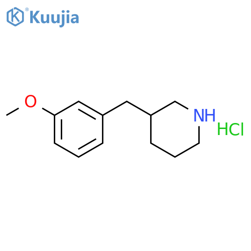 3-(3-Methoxybenzyl)piperidine Hydrochloric Acid Salt structure
