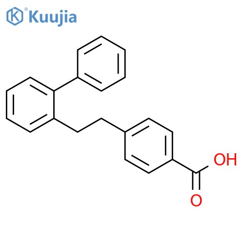 Benzoic acid,4-(2-[1,1'-biphenyl]-2-ylethyl)- structure