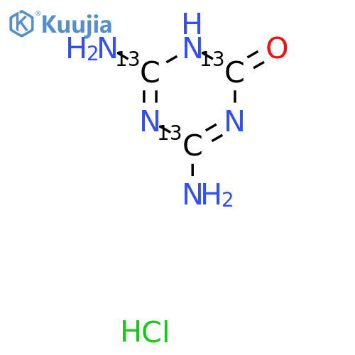 Ammeline-13C3 Hydrochloride structure