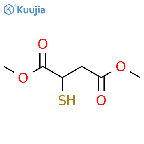 Butanedioic acid,2-mercapto-, 1,4-dimethyl ester structure