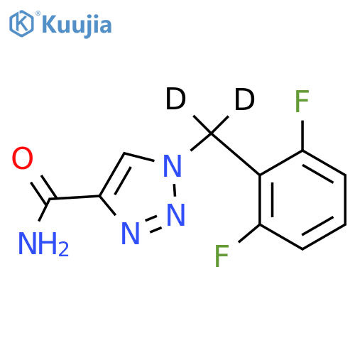Rufinamide-15N,d2 structure