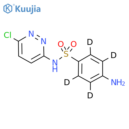 Sulfachlorpyridazine-d4 structure