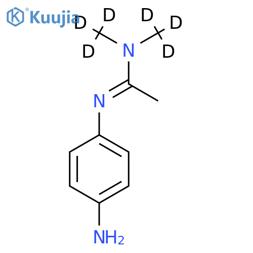 N'-(4-Aminophenyl)-N,N-dimethylacetamidine-d6 structure