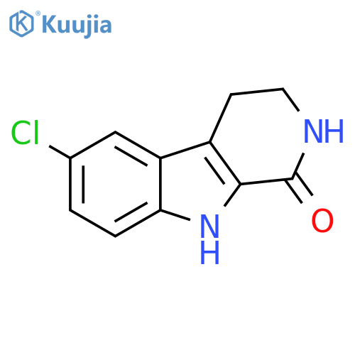 6-Chloro-2,3,4,9-tetrahydro-1H-β-carbolin-1-one structure