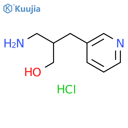 3-amino-2-(pyridin-3-ylmethyl)propan-1-ol dihydrochloride structure