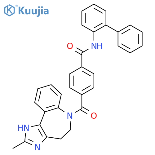 Benzamide,N-[1,1'-biphenyl]-2-yl-4-[(4,5-dihydro-2-methylimidazo[4,5-d][1]benzazepin-6(1H)-yl)carbonyl]- structure