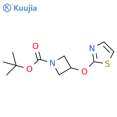 tert-butyl 3-(1,3-thiazol-2-yloxy)azetidine-1-carboxylate structure