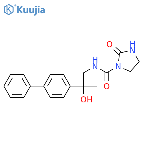 N-(2-{[1,1'-biphenyl]-4-yl}-2-hydroxypropyl)-2-oxoimidazolidine-1-carboxamide structure
