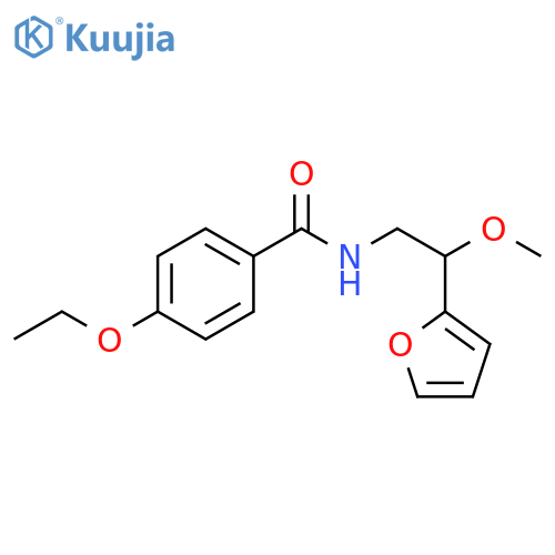 Benzamide, 4-ethoxy-N-[2-(2-furanyl)-2-methoxyethyl]- structure