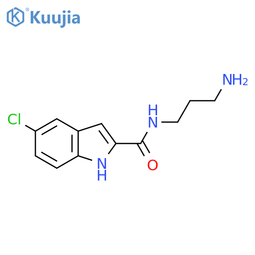 N-(3-Aminopropyl)-5-chloro-1H-indole-2-carboxamide structure